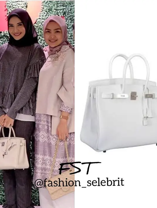 Zaskia Sungkar, pengusaha di bidang fashion yang saatu ini juga hobi koleksi tas yang harganya mahal. Seperti yang satu ini, tas merk Hermes ini bernilai $18,999 atau setara dengan 254.586.600 IDR. (Instagram/fashionselebrit)