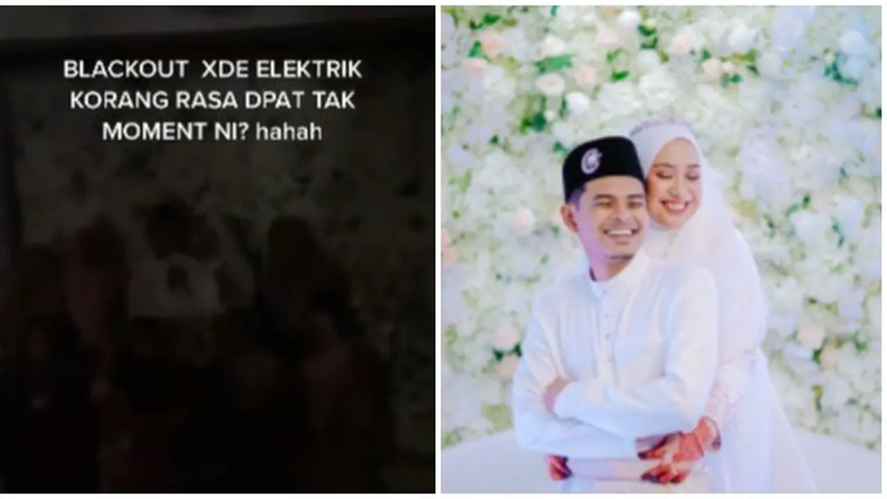 Mati Listrik dan Gelap, Cara Fotografer Abadikan Momen Pernikahan Ini Banjir Pujian