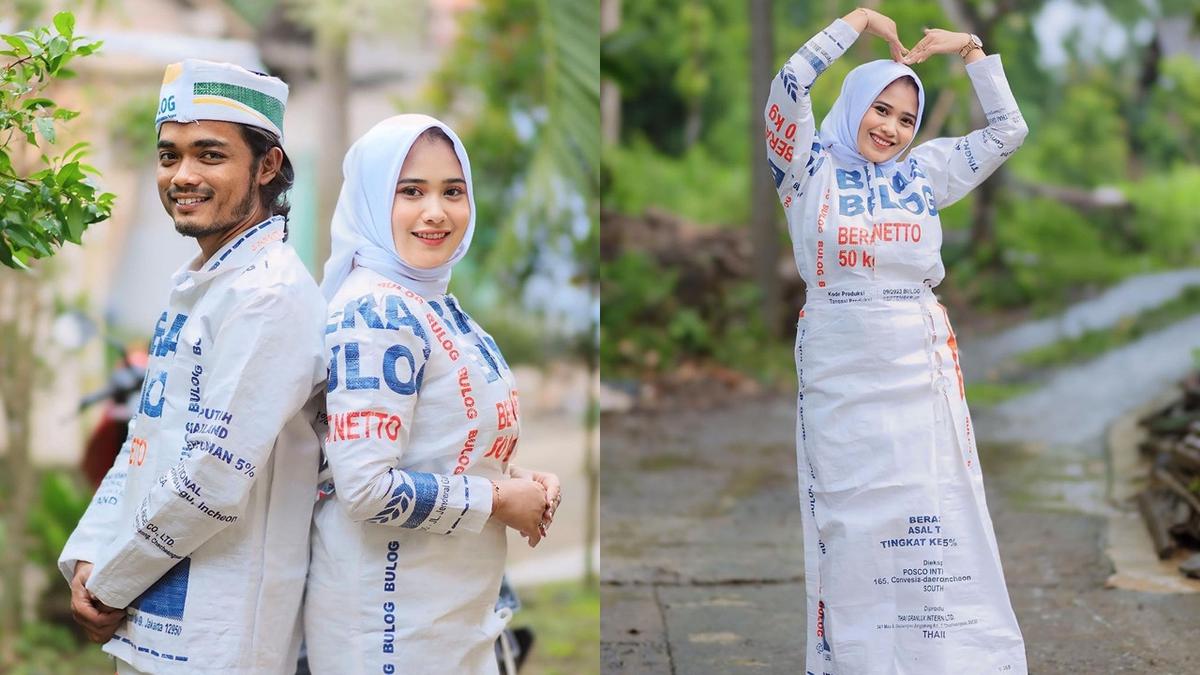 7 Potret Outfit Ramadhan dari Karung Bulog Ini Kocak, Netizen: Pakaian  Mahal - Hot Liputan6.com