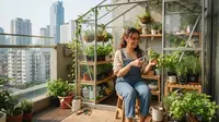 10 Greenhouse Mini di Balkon Apartemen yang Estetik dan Fungsional, Inspirasi Berkebun Modern