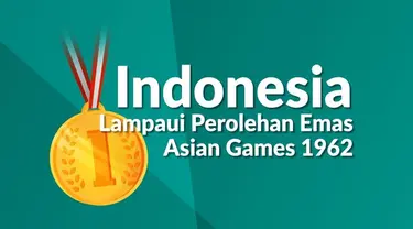 Sejarah baru diciptakan kontingen Indonesia di Asian Games 2018 yang melampaui raihan emas Asian Games 1962.