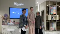 Saat konferensi pers Zeta Prive akan tampil di New York Fashion Week 2023. (Dok: Liputan6.com/dyah)