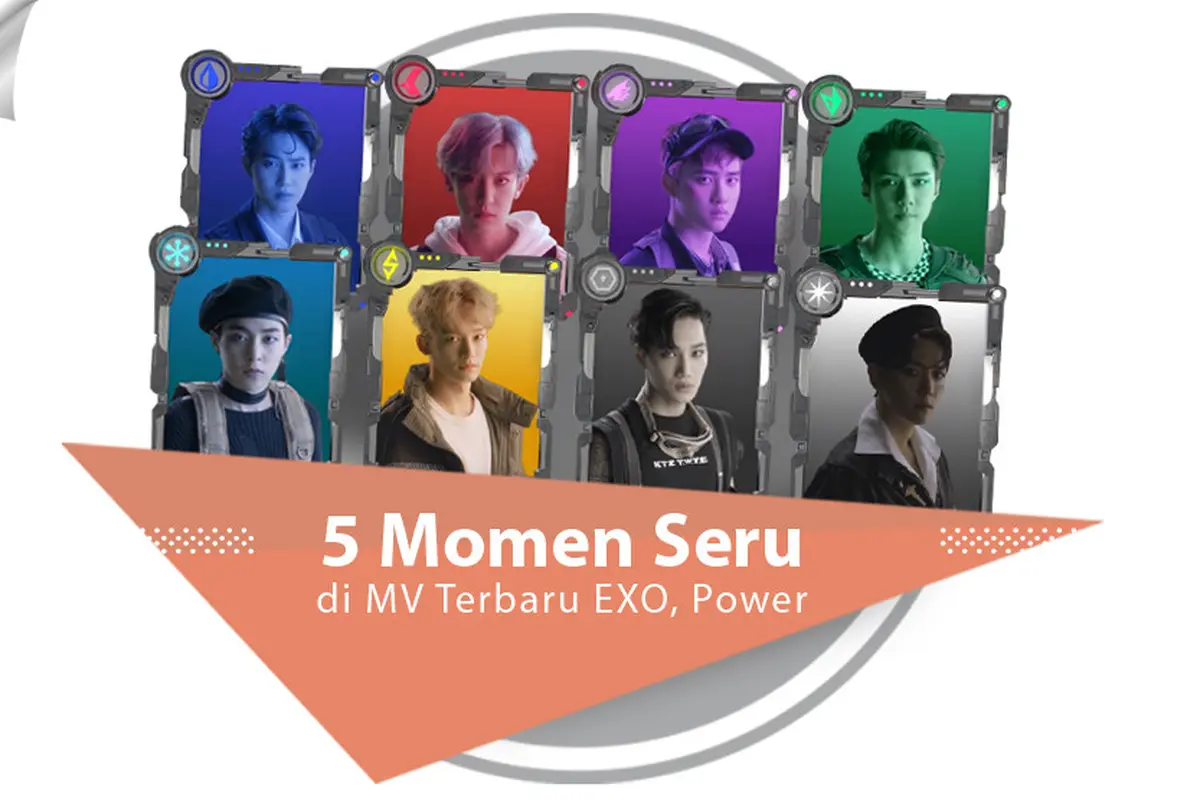 [Bintang] 5 Momen Seru di MV Terbaru EXO, Power