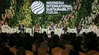 Wakil Direktur Utama Bank Mandiri, Alexandra Askandar dalam sesi diskusi Indonesia International Sustainability Forum (IISF) 2024 di JCC Senayan Jakarta, Jumat, 6 September 2024. (Foto: Istimewa)