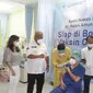 Proses vaksinasi tahap 3 kepada tenaga kesehatan di Provinsi Gorontalo (Arfandi Ibrahim/Liputan6.com)