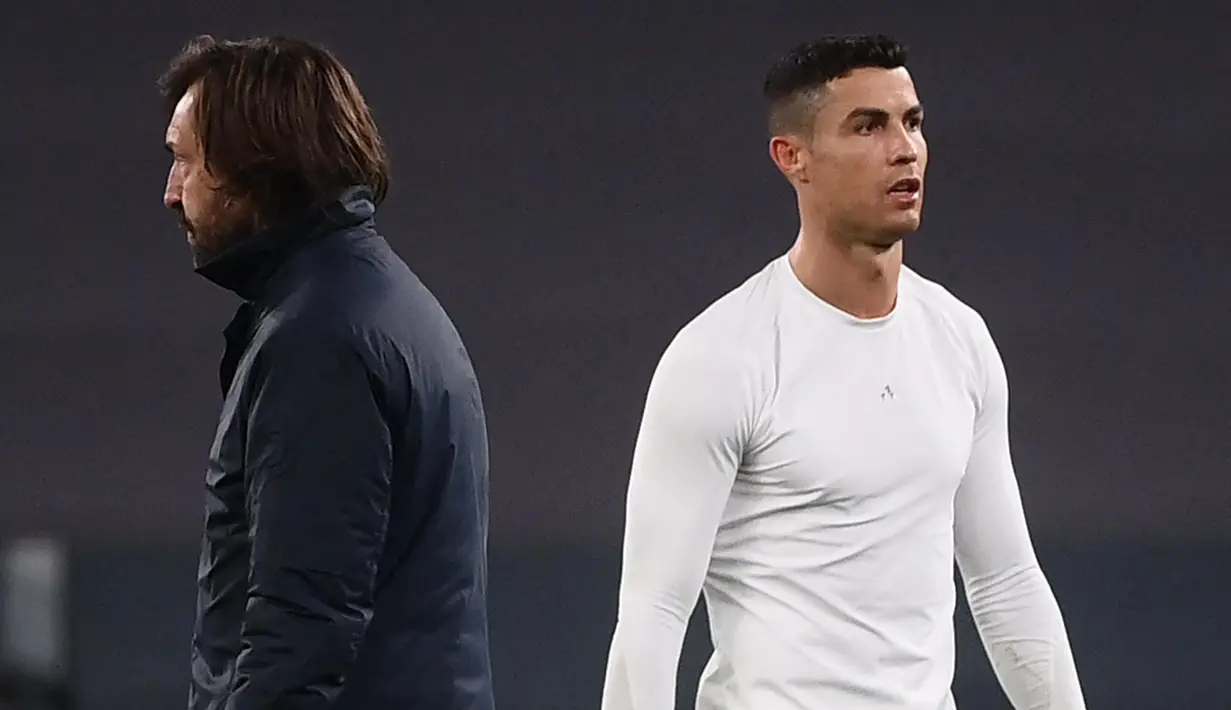 Andrea Pirlo ditunjuk untuk menggantikan Maurizio Sarri meski tidak punya pengalaman melatih sebelumnya. Penampilan Juventus di bawah Pirlo memang tidak mengesankan hingga akhirnya ia dipecat. (AFP/Marco Bertorello)