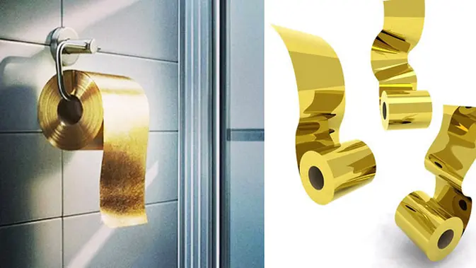 Wow Ada Tisu Toilet Emas Harganya Rp 15 Miliar Fashion Fimela Com