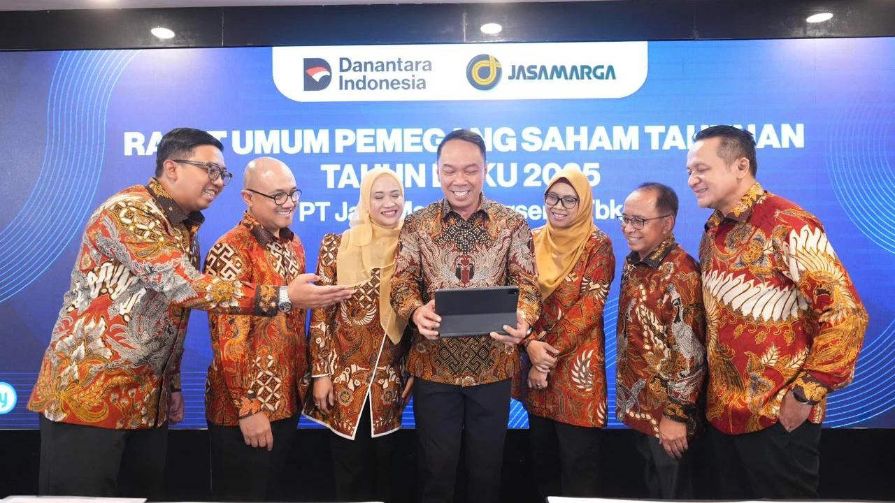 Jasa Marga Tebar Dividen Rp1,1 Triliun, RUPST Setujui Pembagian Rp156,2 per Saham