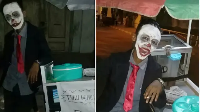 6 Potret Baju Nyentrik Para Penjual Makanan Ini Bikin Geleng Kepala