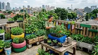 7 Inspirasi Urban Farming dari Barang Bekas, Sulap Sampah Jadi Kebun Mini