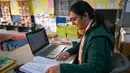 Sejak Kamis (21/11/2024), sekolah-sekolah dasar telah diperintahkan untuk menghentikan kelas tatap muka. (Arun SANKAR/AFP)