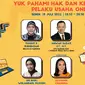 Webinar "Yuk Pahami Hak dan Kewajiban Pelaku Usaha Daring". Dok: Kominfo