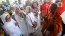 Sebanyak 32 Baksi itu akan berkumpul dengan ribuan Biksu lain dari seluruh dunia yang akan merayakan Trisuci Waisak pada tanggal 4 Juni 2023. (merdeka.com/Arie Basuki)