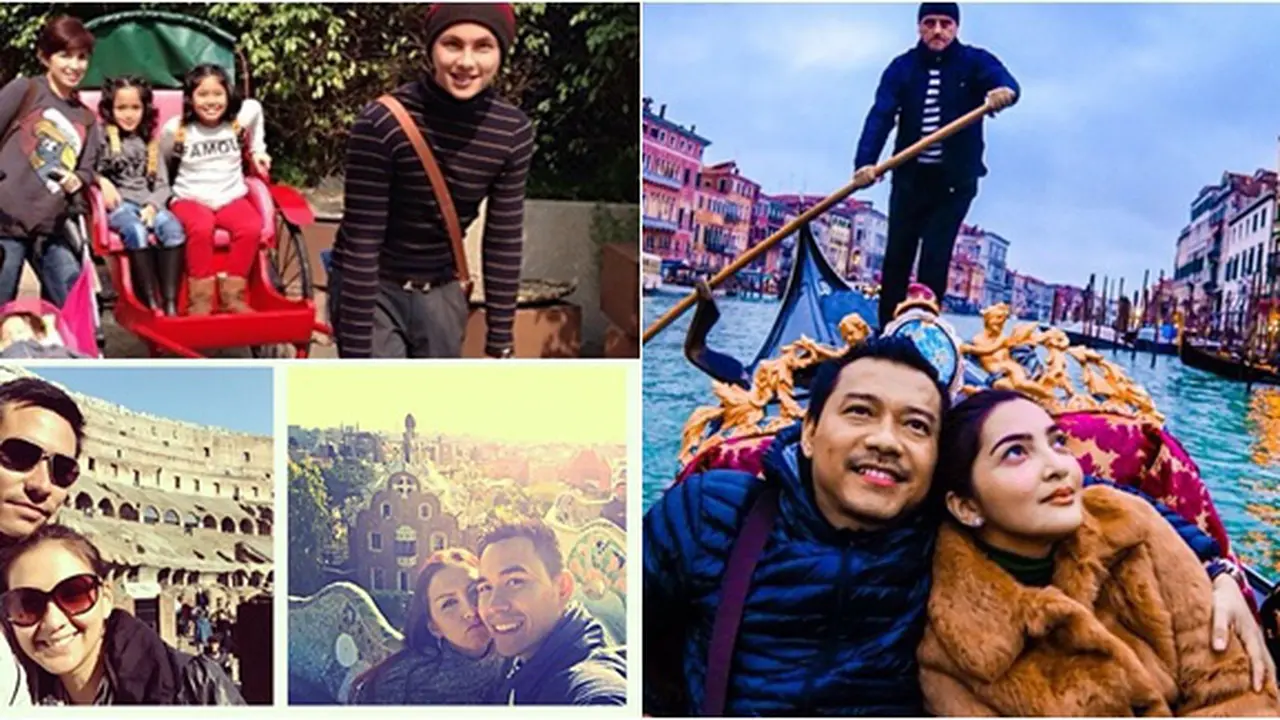 Photo copyright Instagram/ Anang Hermansyah, Ussy Pratama, Donna Agnesia
