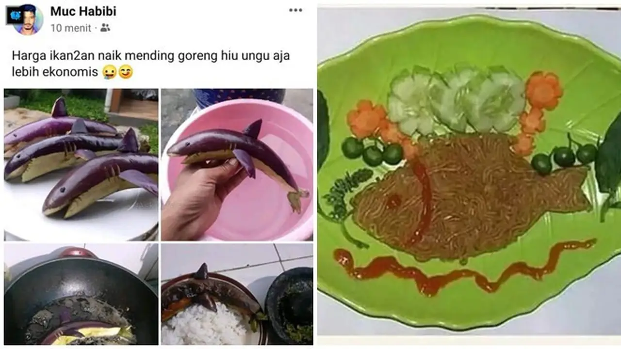 Kreatif Banget, 7 Potret Lucu Bentuk Makanan ala Netizen Ini Bikin Senyum Tipis