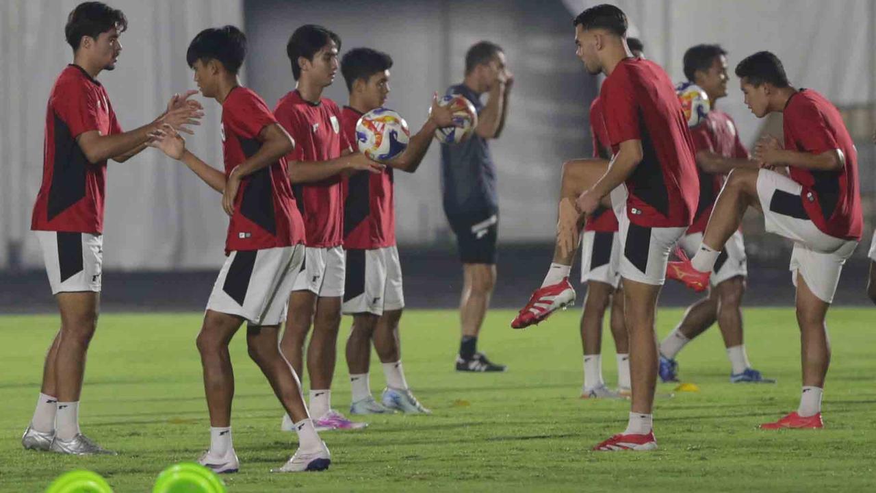 FOTO: Latihan Terakhir Timnas U-23 di GBK, Siap Tuntaskan Misi Balas Dendam Lawan Vietnam