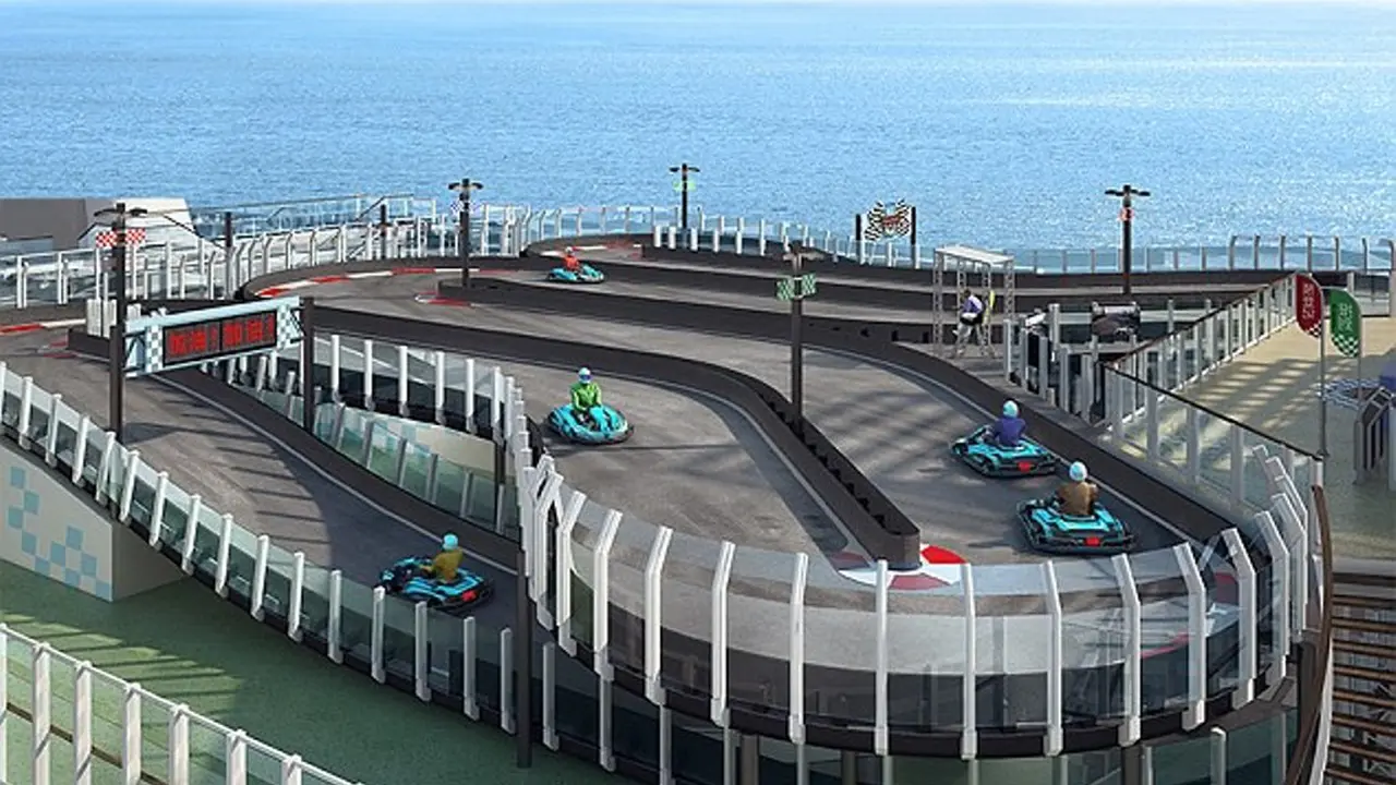 Go-Karting di atas laut, seperti apa tantangannya?