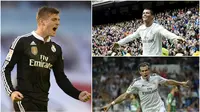 Berikut deretan pemain Real Madrid yang masuk nominasi Ballon d'Or 2016. (AFP)