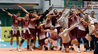 Timnas Bola Voli Qatar. (Liputan6.com/Helmi Fithriansyah)