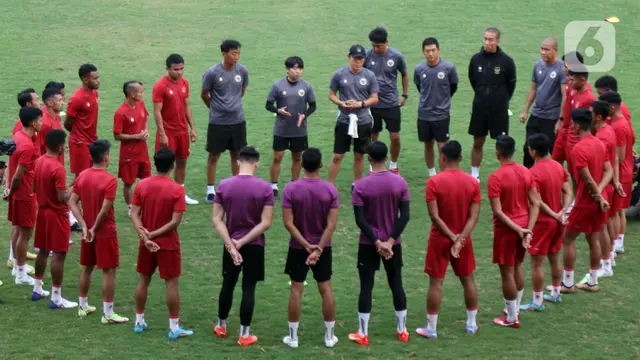 Timnas Indonesia Gelar Sesi Latihan Perdana