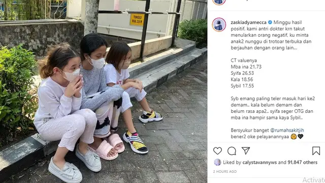 Zaskia Adya Mecca (Foto: Instagram/@zaskiaadyamecca)