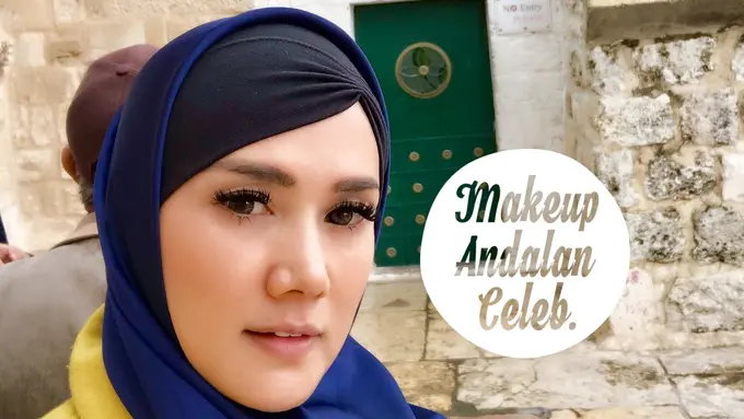[Bintang] Makeup Andalan Seleb: Cantik Kenakan Hijab, Mulan Jameela Tunjukkan Riasan Mata Memesona untuk Ramadan 2018