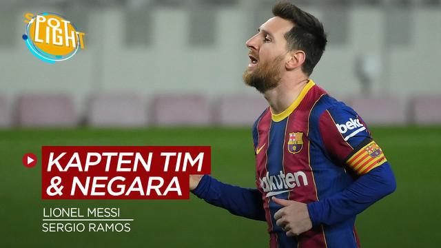 Berita video spotlight kali ini membahas Lionel Messi dan Sergio Ramos serta dua pemain lain yang berhasil menjadi kapten di klub dan negaranya.