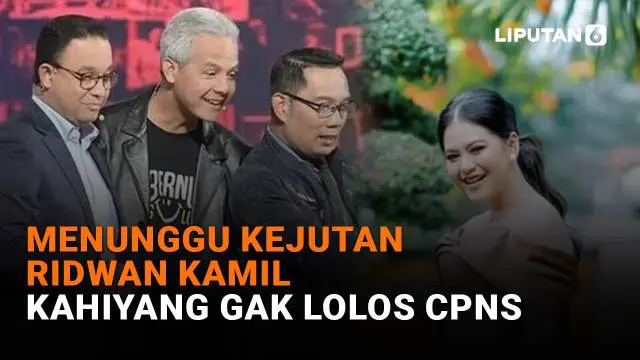 Mulai dari menunggu kejutan Ridwan Kamil hingga Kahiyang gak lolos CPNS, berikut sejumlah berita menarik News Flash Liputan6.com.