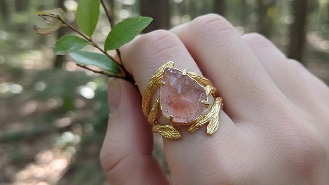 10 Model Cincin Emas Batu Morganite Tren 2026, Intip Desainnya