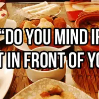 Kami sedang puasa. Tolong jangan banyak tanya.