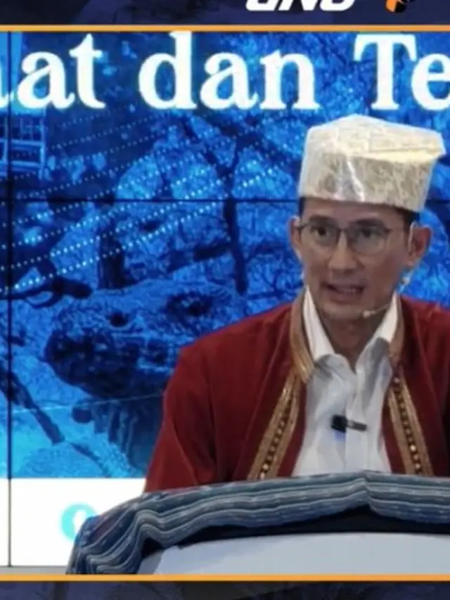 Menparekraf Sandiaga Uno dalam The Weekly Brief with Sandi Uno, Senin, 18 Desember 2023