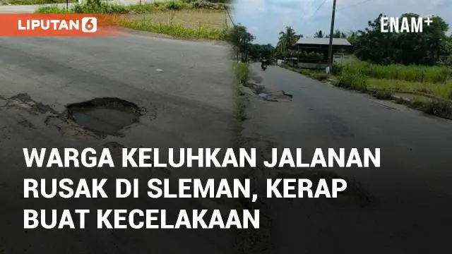 VIDEO: Warga Keluhkan Jalanan Rusak Di Sleman yang Kerap Sebabkan Kecelakaan