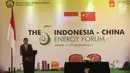 Menteri ESDM Ignasius Jonan memberi sambutan saat penandatanganan kerja sama bidang energi, di Jakarta, Senin (13/11). (Liputan6.com/Angga Yuniar)