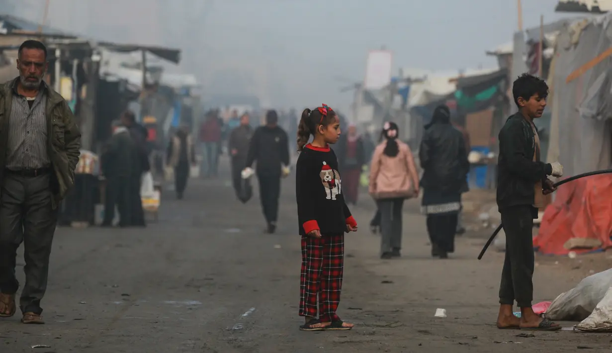 Kesepakatan tersebut diharapkan akan membuka jalan untuk mengakhiri perang secara permanen di Gaza. (Bashar TALEB/AFP)