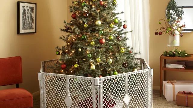 Ini Cara Kocak Jauhkan Kucing Dari Pohon Natal