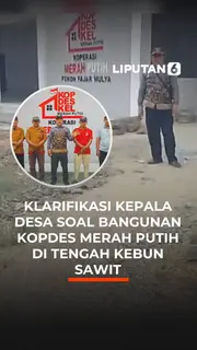 Klarifikasi Kepala Desa Soal Bangunan Kopdes Merah Putih di Tengah Kebun Sawit