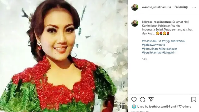 Rosalina Musa (Foto: Instagram/@kakrose_rosalinamusa)