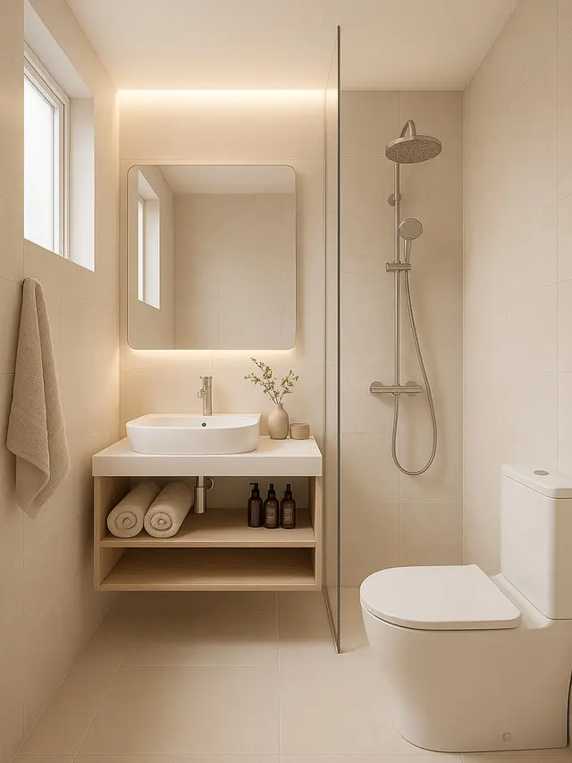 Model Kamar Mandi Minimalis Modern