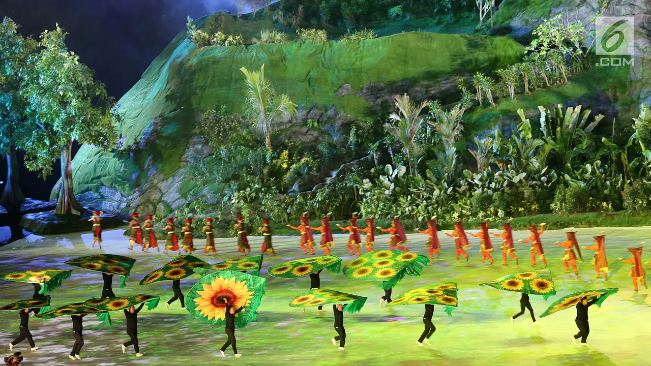 Tarian Nusantara Pukau Penonton Pembukaan Asian Games 2018