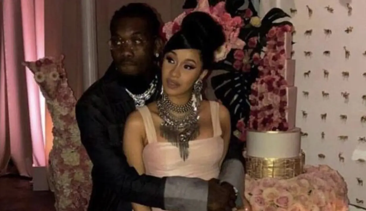 Cardi B memang berjanji bahwa dirinya akan mengadakan baby shower yang meriah untuk sang anaknya. (instagram/iamcardib)