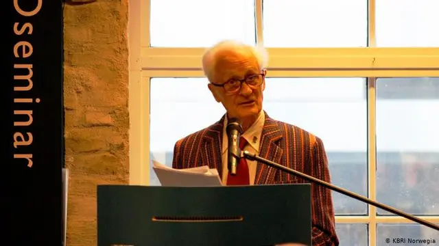 Romo Magnis dalam sebuah seminar di Oslo, Norwegia. (Dokumentasi KBRI Norwegia)