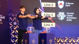 Kedua tim voli tersebut adalah Jakarta Bhayangkara Presisi dan Jakarta Garuda Jaya yang akan membawa nama Indonesia dalam persaingan antarklub voli putra terbaik Asia. (Dok. Humas Polri)