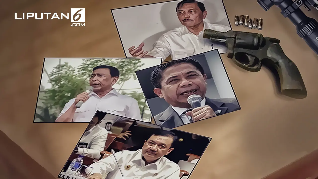 Banner Infografis 4 Tokoh Nasional Jadi Target Pembunuhan