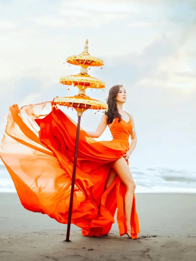 9 Potret Olivia Aten, Miss Global Indonesia dengan Paras Oriental Punya Hobi Traveling Keliling Nusantara