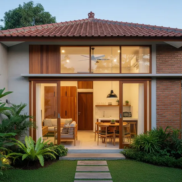 9 Desain Rumah Kecil yang Tidak Pengap, Hunian Mungil Terasa Lega