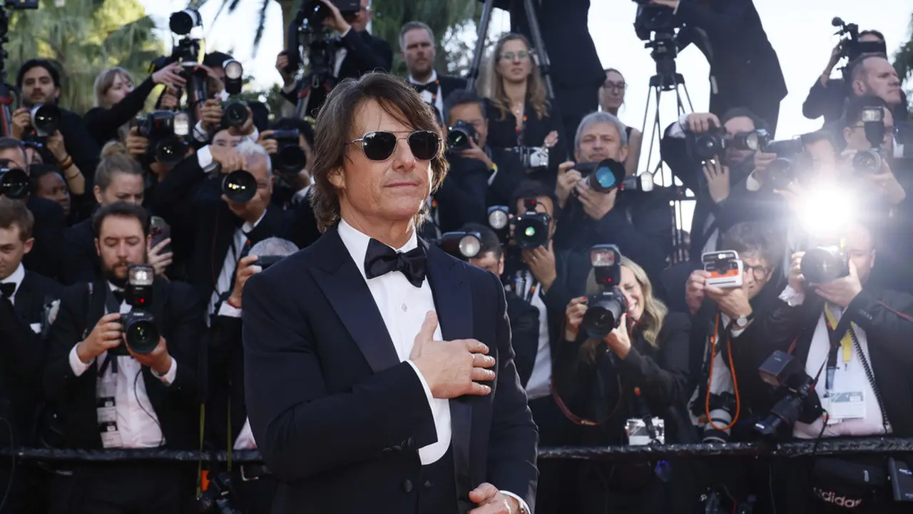 Tom Cruise dalam Festival Film Cannes 2025. (Joel C Ryan/Invision/AP)