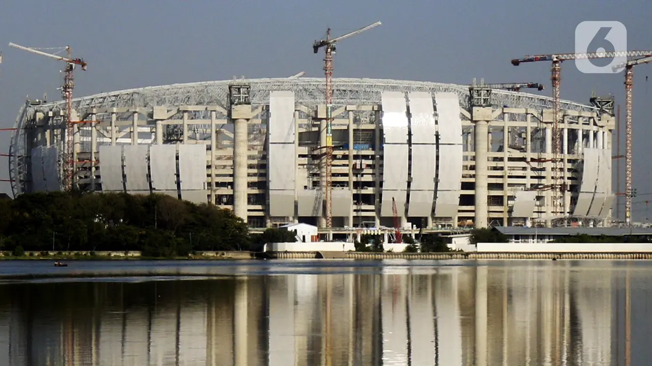 FOTO: Menanti Penyelesaian Pembangunan Jakarta International Stadium