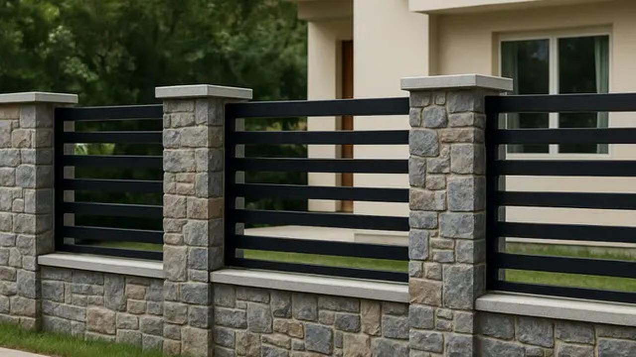 6 Model Pagar Rumah Setengah Tembok yang Simpel Tapi Mewah, Bisa Jadi Pilihan
