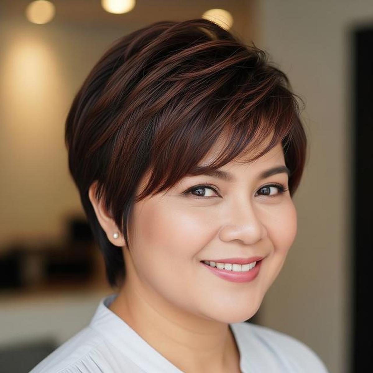 7 Model Rambut Pendek Anti Tua untuk Wajah Bulat dan Chubby, Bikin Makin Cantik 2026
