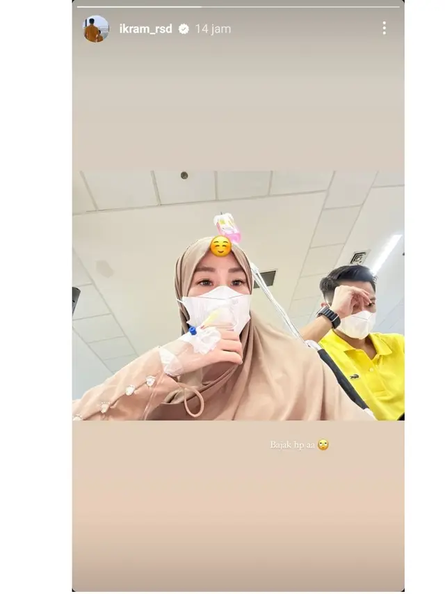 6 Potret Larissa Chou Dilarikan ke Rumah Sakit di Kehamilan Kedua, Ditemani Keluarga